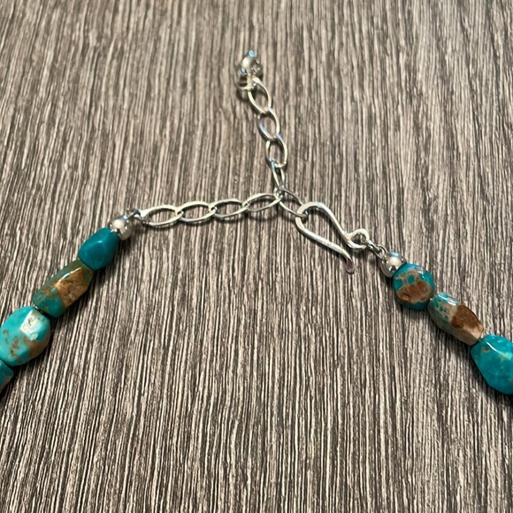 Turquoise chunk necklace - Picture 5 of 11